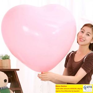 36 Inch Thicken Heart Shaped Balloon Large Latex Wedding Birthday Party Decoration Love Latex Balloons Valentines Day Balloon