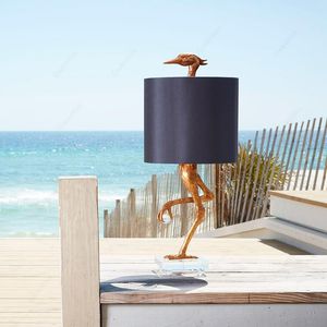 Table Lamps Ostrich Shape Lamp Creative Design Home Art Decor Dining Room Bedside Standing Desk Modern Led Lighting Fixtures Luminaire