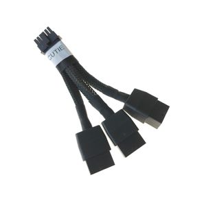 3 8Pin PCI Express Computer GPU kabel zasilający do PCIE 5.0 16Pin 12VHPWR dla Nvidia Ampere 3060TI 3070 3080 3090 RTX