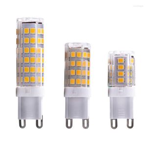 Lampa Lampa LED NO FLICKE 220V 5W 7W 9W 12W 15W SMD2835 G9 Lekkie ceramiczne 360 ​​stopni kąt wiązki