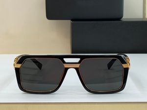 4399 Gold Black Smoke Square Sunglasses para homens Viciços de sol Designers de óculos de sol Sombras Occhiali Da Sole UV400 Protection Eyewear