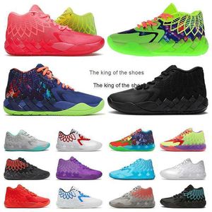 2023 lamelo buty oryginalne Rick and Morty Lamelo Ball Shoe MB 01 Buty do koszykówki dla mężczyzn Queen City Buzz City Black Blast Purple Galaxylamelo Buty