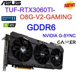 ASUS DUAL-RTX3060TI-8G-MINI-V2 ATS-RTX3060 TI-O8G-GAMING TUF-RTX 3060 TI-O8G-V2-GAMING Grafikkarte GDDR6 256Bit GPU Grafikkarte