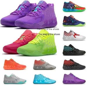 2023lamelo Shoesバスケットボールシューズメンズトレーナースポーツスニーカーブラックブラストバズシティロックリッジレッドラメロボール1 MB.01 LO UFO