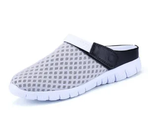 Classic Summer Mesh Breathable Men Sandals Unisex Couple Models Light Comfortable Flat Shoes Sneakers Plus Size 36~46