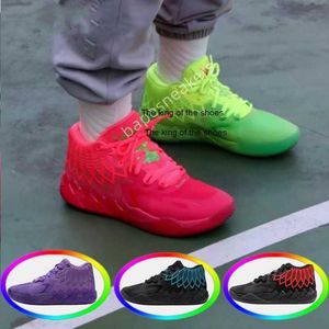 2023Lamelo Shoes With Box Lamelos Ball MB.01 2022 Basketskor Mens Trainers Galaxy Beige Queen Buzz City Rick och Morty Sky Blue Blacklamelo Shoes