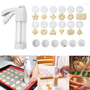 Bakningsformar 2023 Multi Cookie Extruder Press Machine Biscuit Maker Cake Making Decorating Gun Kitchen Tools Bakeware