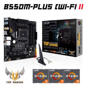 ソケットAM4 ASUS TUF GAMING B550M-PLUS（Wi-Fi）IIマザーボードDDR4 128GB PCI-E 4.0 M.2 CrossFirexオーバーロックAMD Ryzen B550 New