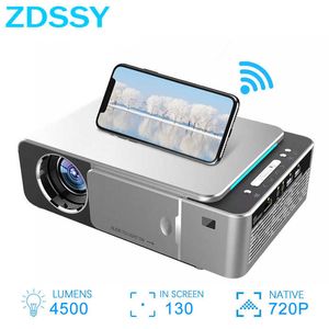 프로젝터 ZDSSY P20 LED 홈 시어터 720P 2600 Android 71 HDMI USB AV VGA 교육 R230306 용 휴대용 빔 비디오 프로젝터
