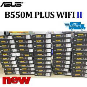 Сокет Am4 Asus Tuf Gaming B550M Plus Wi-Fi II B550 Материнская плата M.2 SATA USB 3.2 Поддержка AMD ЦП Микро-ATX Антенна Placa-Me Новая