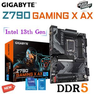 ギガバイトZ790ゲームX AXマザーボードサポートLGA 1700 Intel 13th and 12th Gen CPU DDR5 128GB 7600MHz RAM WIFI 6E PCIE 5.0 NEW