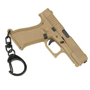 Tactical Pistol Shape Keychain Mini Portable Decorations Detachable G-45 Gun Weapon Keyring Key Chain Ring Trend Gift275w