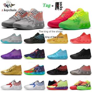 2023Lamelo Shoes أعلى جودة Lamelo Ball MB.01 أحذية كرة السلة 2022 Fashion Mens Trainers Not From Here Red Blast Rock Ridge Blacklamelo Shoes