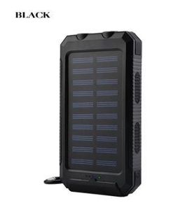 Doppio caricatore solare USB da 20000 mAh Banca di alimentazione per cellulare a LED a LED a LED SOLAR con bussola F48