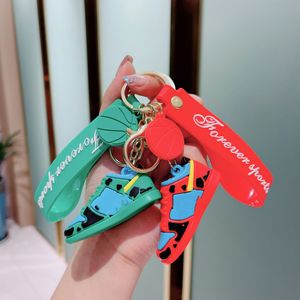 Nya Mini 3D -sneakers Keychain Födelsedagsfest Kvinna män barn nyckelring gåva lyxskor nyckelringar bil handväska nyckelkedja