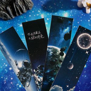 Star Dream Space Planet Astronaut Box Bookmark Paper Notebook Reading Card Centerfold Small Gift Student