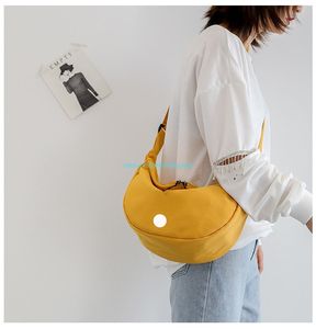 Nieuwe Lu Belt Bag Officiële modellen Dames Casual Sports Taille Bag Outdoor Messenger borstcapaciteit met merklogo Lululemens