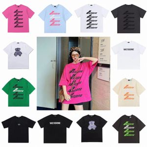 Women's T-Shirts Welldone tshirt Men Women Tee Printing t shirt designer tops Oversize Fashion Casual Short Summer womens clothes Short-sleeved WE11DO v3Qj#