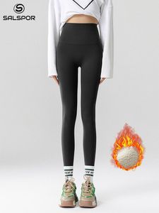 Kadın Tayt Salspor Sonbahar Kış Sıcak Kadın Taytlar Yüksek Bel Velvet Pantolon Elastik Kalışlı Taytlar İnce Taytlar Kadın Giysileri 230310