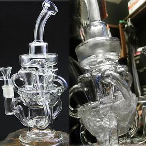 Heady Glass Water Bong Hohakahs Glass Water Pipe Recycler Sprinkler Perc Glass Oil Rigs Dab Bongs 14mmジョイント
