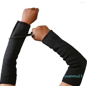Knie-pads 1pair Praktisch niveau 5 HPPE-handschoenen Gesneden resistente anti-punctie werkbeschermingsbeveiliging Armhulsafdekking