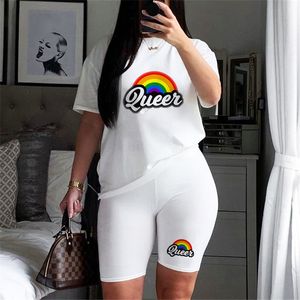 Womens Two Piece Pants Tracksuit Women Two Piece Short Set Summer Outdoor Sportswear T Shirts Shorts Casual Jogging Suit Lady Daily Streetwear Outfits 230310