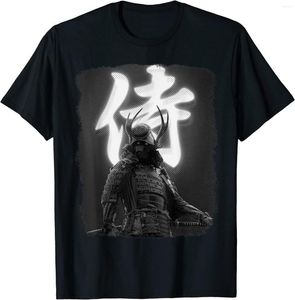 メンズTシャツSAMURAI WARRIOR VINTAGE FIGHTER RETRO BUSHIDO O-NECK COTTON COTTON SHART MENカジュアルショートスリーブティートップスラジュク