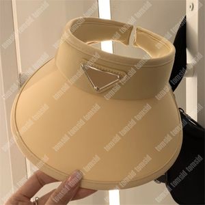 Chapéu de viseira de luxo feminino de 6 cores para homens de verão Viseiras de designer fashion Chapéu de sol para senhoras Boné de beisebol casual Chapéus ajustados Casquette