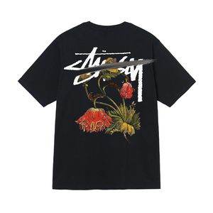 24SSブランドStusssy Tshirt Mens Shirt Designer Shats Stusssys Shird for Men Graphic Tee Hiphop Design Summer Street Sport Clotes Stusssy Tops Us S 567