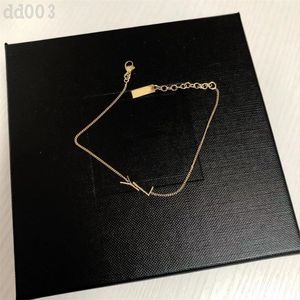 Gracza bransoletka mężczyźni luksusowe litera miłość braclety nie są łatwe do zniknięcia mini wisiorek plamowanej złotej bransoletki projektant dla kobiet popularny ZB018 Q2