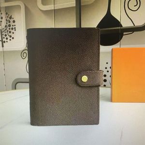 Projektant Notebook Medium Agenda Uchwyt karty kredytowej 6 Pierścienie Binder luźne liście notatnik notatniki notebooki biurowe dziennik podróży D254V
