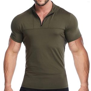 Men's T Shirts Beaver Valley For Men Mens Fitness Clothes Short Sleeved Tights Sweating Running And Quick Drying Girls Size 4 Y Wine