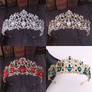 Diademi Barocco Cristallo Diademi e corone da sposa Strass Prom Queen Diadema Donna Accessori per capelli da sposa Gioielli Corona Tiara R230306