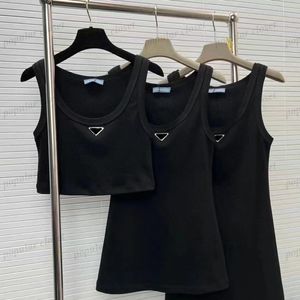 Girls Tank Top Vest Collection Womens Vest Skirt Dress Long Medium Short Designers Letter Triangle Sleeveless Blouse Tops Quality