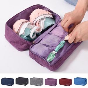 Duffel Bags Bolsa de armazenamento de viagem Várias grades de grande capacidade em estilo coreano portátil bolsa de roupas íntimas multiuso para férias