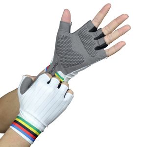 サイクリンググローブスポーツエアロサイクリンググローブ男性女性5色のバイクグローブluvas guantes ciclismo230309