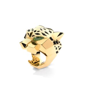 Panthere Ring BIG für Mann Designer für Frau Paar vergoldet 18 Karat T0P Qualität offizielle Reproduktionen klassischer Stil Mode Luxus Jubiläumsgeschenk 001