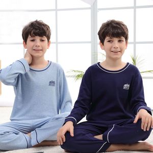 Pijama meninos meninos pijamas conjuntos de algodão de inverno Crianças roupas de casa para crianças pijamas pijamas adolescentes para adolescentes para 8 10 12 14 16t 230310