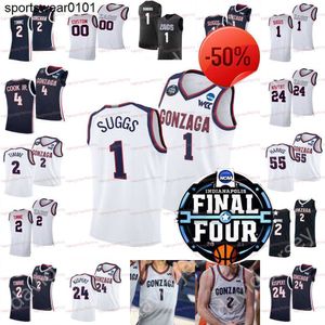 Ncaa 2021 Final Four 4 College Gonzaga Basquete Jerseys Jalen Ss Drew Timme Corey Kispert Andrew Nembhard Corey Kispert Julian