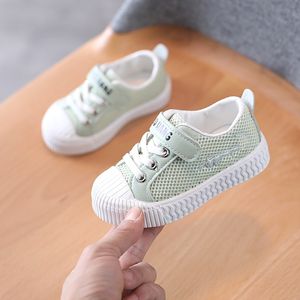 Kid Running Shoes New Children's Mesh Casual Shoes Boys and Girls Little Daisy Soft Sole Shoes Baby Breathable Single Shoes Size Eur 21-30 Free Shipping