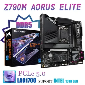 GIGATBYTE Z790M AORUS ELITE LGA1700 Motherboard DDR5 7600(OC)MHz Z790 Mainboard 128G Intel 12th 13th PCLe5.0 ATX RGB CrossFire