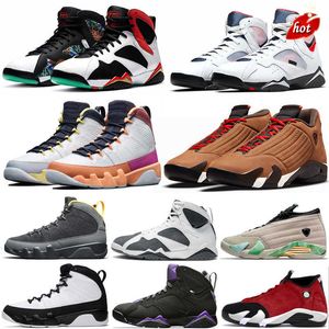 J3S LOW Basketballschuhe 9 9s University Gold Herren-Basketballschuhe gezüchtet Change The World Winterized 14s Fortune 7s Flint Herren-Sporttrainer