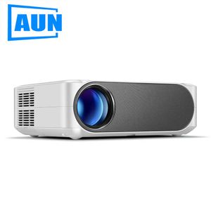 Projectors AUN Projector AKEY6 Native 1080P Resolution Full HD Theater Home LED Luminance 7500 4K Video Projectors Via HD Port R230306