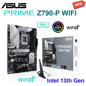 ASUS Prime Z790-P WiFi MotherBoard Support LGA 1700 Intel Core 13 e 12ª geração CPU DDR5 128G 7200MHz PCI-E 5.0 Placa Me Novo