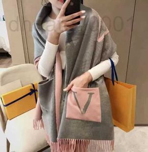 Scarves designer scarf Fashion head winter shawl with Geometric Patterns Winter Letters Print Cashmere for Women Warm Plaid Cotton Wraps GH93
