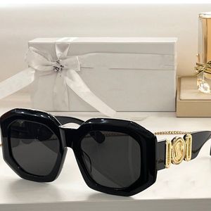 designerskie okulary przeciwsłoneczne Klasyczne czarne szklanki do kobiet 2022 luksusowe opaski okularki na ścianę w Verace metalowe ramy
