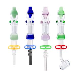 Paladin886 CSYC NC015 Dab Rig Bong Tubi per l'acqua in vetro Colorato a prova di fuoriuscite 10mm 14mm Ceramica Quarzo Clip per unghie Tubo per fumare