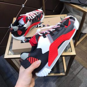 Fashion Best Top Quality real leather Handmade Multicolor Gradient Technical sneakers men women famous shoes Trainers size35-46 M KJK hm2000005