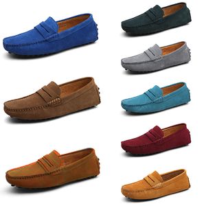 Men Sapatos casuais cor sólida cor preta respirável lazer prata Taupe dlives laranja marrom marrom caminhar amorda