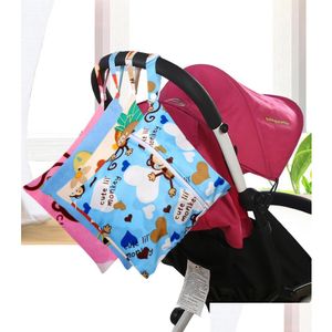 Diaper Bags Printed Pocket Bag Waterproof Reusable Nappy Stackers Portable Tpu Travel Zipper Baby Mini Size Wet Dry Wetbags 20X26Cm Dhwti